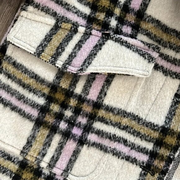 BagatellePlaid Cropped Jacket size Large - Picture 5 of 5